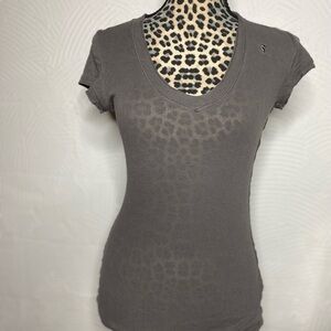 y2k Urban Behavior Charcoal Short Sleeve Tee